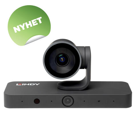 Lindy AI-Tracking PTZ Camera 4K 3x optical zoom and a 110° FoV
